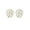 B-18K Gold, variant on Solid 925 Sterling Silver Camellia Flower Stud Earrings for Women Teens Flower Stud Earrings Pearl Studs