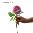 thumbnail image 5 of Flor de rosa artificial Strade Fareast Limited tallo largo Rosa claro, 5 of 5