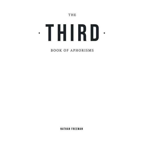 Third Book of Aphorisms
