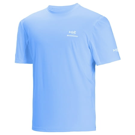 BASSDASH Men's UPF 50+ Sun Protection Fishing Shirt Short Sleeve UV T-Shirt