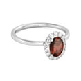 thumbnail image 2 of Floating Halo Ring 925 Sterling Silver 1.50 Ctw Natural Garnet Women Valentines Day Gifts Ring, 2 of 3