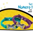thumbnail image 2 of Collar Para Perro Mini Tacto Terciopelo Huesitos Set 2pz, 2 of 7