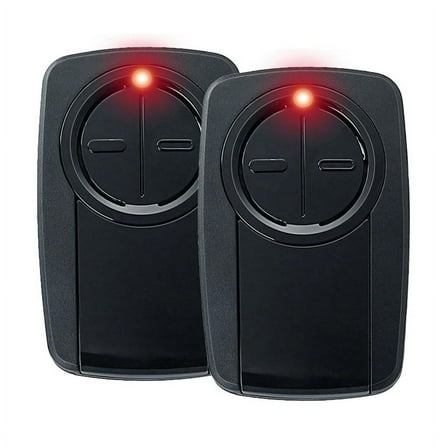 Klik5U-Bk2 Klik3U- Universal 2-Button Garage Door Opener for Red/Orange//Green/Yellow Learn Button or Dip Switch