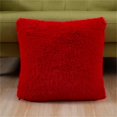thumbnail image 4 of Short Plush Pillow Cover Sofa Cushion Solid Color Home Pillow Cover Bedside Backrest, 4 of 9