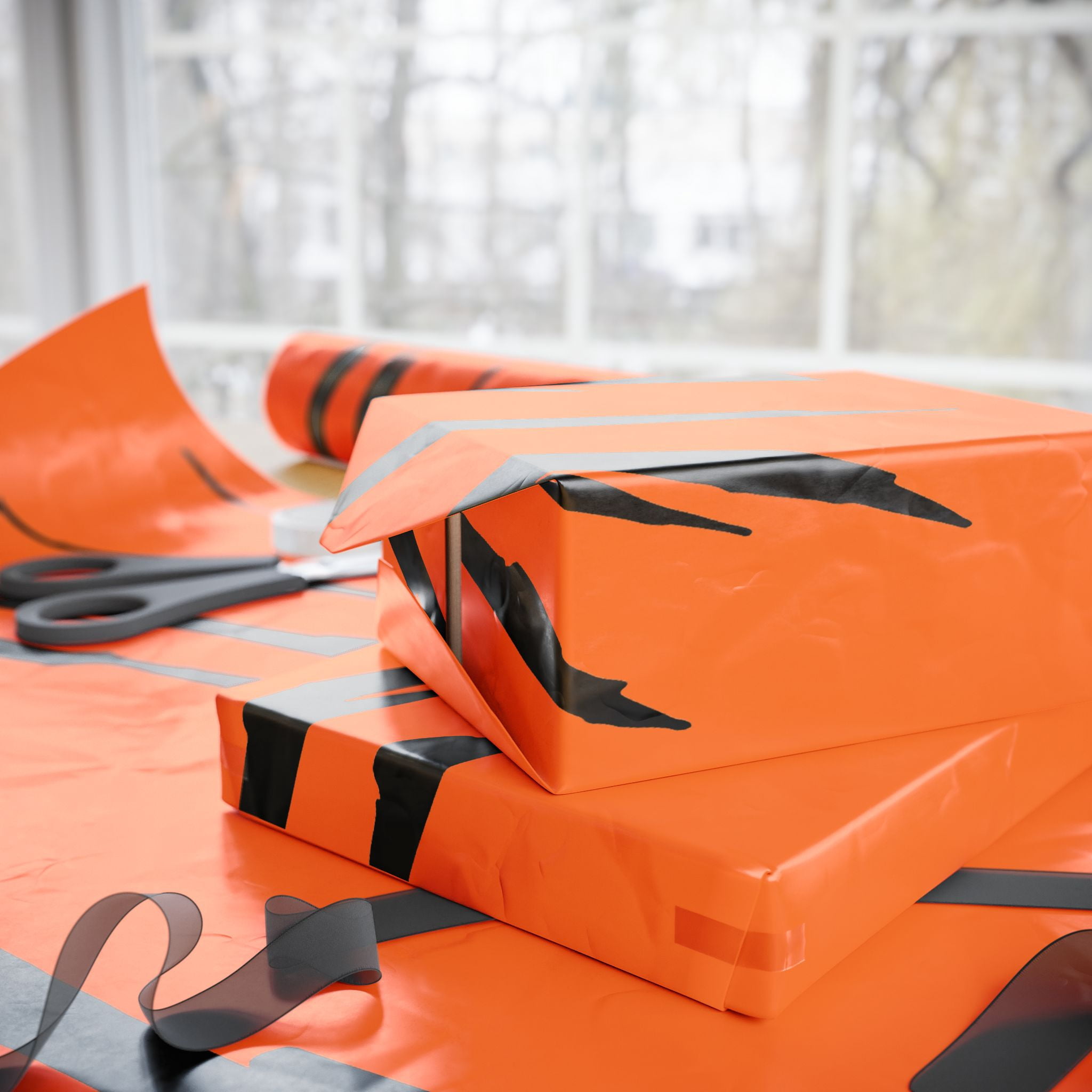 Effete Feline Claw Marks Scratch Gift Wrap Papers