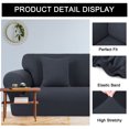 thumbnail image 4 of PiccoCasa Stretch Spandex Armchair Sofa Slipcover, Dark Gray Large, 4 of 6