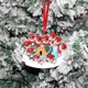 thumbnail image 1 of Resina De Navidad Navidad Familia Diy Bendiciones Escritas A Mano Colgantes De Muñeco De Nieve Regalo Para Amigo O Familia Moyic HA040823-03, 1 of 6