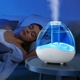 thumbnail image 2 of Humidificadores de niebla fría para el hogar, dormitorio, habitación grande, pequeños vaporizadores para bebés, niños, plantas de vivero con control táctil, apagado automático, silencioso, 2 of 4