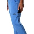 thumbnail image 4 of Members Only Men'S Scrub Drawstring Pant With Open Bottom - Ceil Blue-Ceil Blue-Medium, 4 of 6