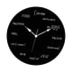 thumbnail image 4 of Reloj de pared de ecuaciones matemáticas, relojes de tiempo que no hacen tictac, reloj redondo de tablero negro de matemáticas creativas para aula, 4 of 9