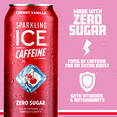 thumbnail image 5 of Sparkling Ice +Caffeine Zero Sugar Flavored Sparkling Water, Cherry Vanilla Sparkling Water, 16 fl oz Aluminum Can, 5 of 6