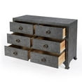 thumbnail image 5 of Home Square 2-Piece Set with 6 Drawer Dresser and Chest in Charcoal, 5 of 15