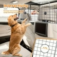thumbnail image 4 of Dog Car Barrier for SUV, Vehicles, Cars, & Trucks, Adjustable Dog Car Divider for Universal Fit, Heavy-Duty Wire Mesh Pet Divider Cargo Area for Safety Driving And Travel, 4 of 10