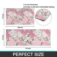 thumbnail image 7 of Pioneer Flower Floral Print Pattern Kitchen Rugs Sets Of 2,Anti Fatigue Kitchen Mat Rugs Non Slip Washable,Decorative Kitchen Floor Mats for Kitchen,Sink,Laundry,17"x30"+17"x47", 7 of 7