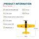 thumbnail image 5 of WLtoys A210 6G/3D Stunt RC Plane Planeador Giroscopio de 6 ejes 4CH EPP 2.4GHz Aeronave Ehuebsd libre de BPA, 5 of 9