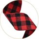 thumbnail image 4 of Checkered Christmas Tree Topper, (Red and Black) 57 x 13 inches Large Topper Bow, Red and Black Checkered Buffalo Decorative Bows for Christmas Decora, 4 of 4