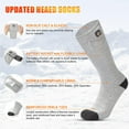 thumbnail image 4 of Savior Chaussettes Chauffantes, Chaussettes Électriques à Batterie pour Hommes et Femmes, Chauffe-Pieds, 4 of 7