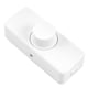 thumbnail image 1 of Inline LED Dimmer Switch, Built-in Rotary ON/OFF and Knob Control Dimmer for Dimmable 3-100W LED/Incandescent, 1 of 5