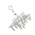 thumbnail image 3 of 1pc Creative Shape Hanger Socks Hanging Rack Bra Hanging Clips Panties Drying Shelf for Hotel Store, 3 of 6
