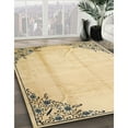 thumbnail image 3 of Ahgly Company Machine Washable Indoor Rectangle Traditional Brown Gold Area Rugs, 4' x 6', 3 of 7