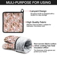 thumbnail image 7 of Poodle Dog and Flower Floral Kitchen Oven Mitt and Pot Holder Sets 4 Pcs for Baking, Cooking and Grilling, Heat Resistant Up To 392 °F, 7 of 7