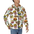thumbnail image 4 of Zip Up Hoodies for Men - Hot Dog With One Sausage Long Sleeve Comfrt Men'S Fashion Hoodies & Sweatshirts, Jackets for Men Hoodies Pullover Clothing Clothes with Pouch, 4 of 5