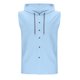 thumbnail image 4 of pstuiky Camisetas sin mangas para hombre, Cárdigan de lino con capucha y botones para hombre, sin mangas, informal Camisas de hombre xxxl, 4 of 6