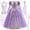 Dress And Accessories And Hair Band, variant on HAWEE Princess Costume for Girls Halloween Fancy Party Cosplay Dress Up Purple Princess Dress 2-10Y