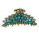 thumbnail image 2 of Pinza de Pelo Hugo Metal Cristal Azul Grande para Mujer, 2 of 4