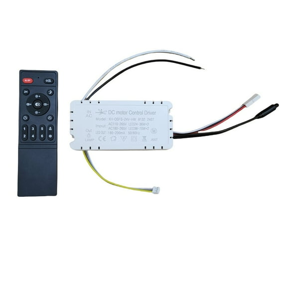 yaaqii Fan Light Inverter Remote Control Controller 6-Speed Stepless Dimming Receiver