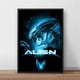 thumbnail image 3 of Pósteres e impresiones de películas de ciencia ficción alienígenas, astronautas, espacio, arte de pared, pintura en lienzo, imagen de terror para habitación, decoración del hogar, 3 of 5