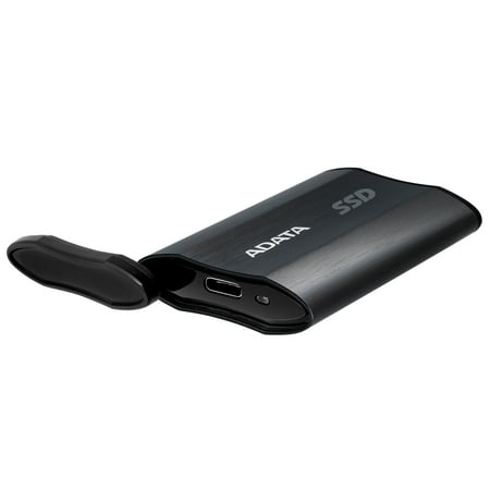 ADATA - SE800 1TB IP68 Rugged SuperSpeed External USB 3.2 Gen 2 USB-C Portable SSD - Black
