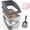 Dark gray, variant on Stainless Steel Sifting Litter Box for Pine Pellet Litter, XXL Non-Clumping System with Lid for Large Cats, High-Sided, Anti-Leakage Design with Non-Stick Bottom, Dark Gray
