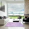 thumbnail image 7 of Ahgly Company Machine Washable Indoor Rectangle Transitional Purple Area Rugs, 2' x 3', 7 of 7