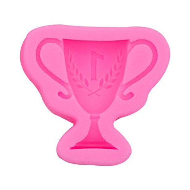 Injueey Medalla molde de silicona pastel Chocolate hornear Fondant galleta caramelo pastelería decoración molde galleta pastelería Herramientas y accesorios para hornear Rosa 2 A799