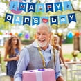 thumbnail image 4 of JHGoosa Father's Day Decorations Pull Flag Party Decorations Pull Flag Paper Flower Balloon Set Happy Dad's Day, 4 of 6