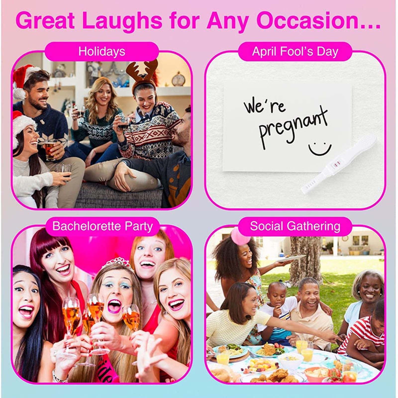 2pc Fake Pregnancy Test Stick Turns Positive Pregnancy Test Stick Pregnancy Joke Give Him A Surprise