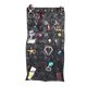 thumbnail image 2 of Organizador de joyas de doble cara con 40 bolsillos para anillos, pendientes y collares, color negro, 2 of 8