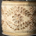 thumbnail image 2 of 15'L Sullivans Beaded Brocade Gold Christmas Ribbon, Gold, 2 of 4