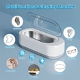 thumbnail image 4 of Eltruqan Ultrasonic Jewelry Cleaner, Professional Ultrasonic Cleaner Machine 12oz 46KHz, for Rings, Glasses, Jewelry, White, 4 of 8