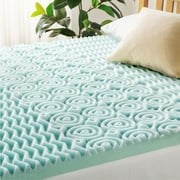 Best Price Mattress 4 5-Zone Cooling Gel Memory Foam Mattress Topper, Queen