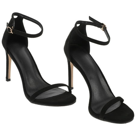 MLINS 1 Pair of High Heel Sandals Fashion Formal Dress Shoes Summer Footwear Supplies for Women Black Size 38