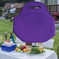 thumbnail image 4 of Bolsa de picnic multiusos, reutilizable, impermeable, con cremallera, para viajes Violeta, 4 of 8