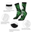 thumbnail image 3 of Rateoe St Patrick's day for Women Casual Calf Socks - Cute Crew Socks - Thin Soft Above Ankle Socks Size 5-11, 3 of 6