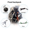 thumbnail image 6 of Reali 10/40pcs Mini Carabiner Spring Snap Hook Clips Backpack Paracord Clasps Keychain, 6 of 8
