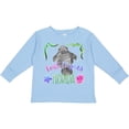 thumbnail image 3 of Inktastic Fort Myers Florida Cute Swimming Manatee Boys or Girls Long Sleeve Toddler T-Shirt, 3 of 5