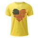 thumbnail image 4 of Tops para hombre, blusas y camisas de cuello redondo y manga corta para hombre, camiseta de cuello redondo y manga corta con estampado de la bandera del Día de la Independencia de Estados Unidos para, 4 of 5