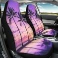 thumbnail image 3 of Renewold Hawaiian Palm Tree Violet Sky Car Seat Cover for Women Men, Car Seat Protector Auto Accessories Decor Universal Fit Most Cars Sedans SUV Trucks, 3 of 7
