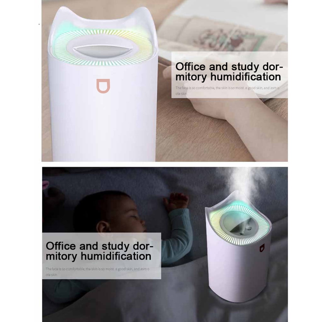 Up to 60% off Humidifiers for Bedroom 3L Double Nozzle Humidifier Usb Large Capacity Household Mute Bedroom Office Humidification on Clearance