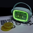thumbnail image 5 of Digital Alarm Clock Kids Girls Boys,Cute Alarm Clock 2 Alarms 6 Adjustable Music Volume 3 Screen Brightness Timer Nightlight Countdown Snooze Voice Co, 5 of 5